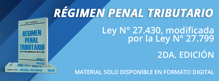 Regimen penal tributario